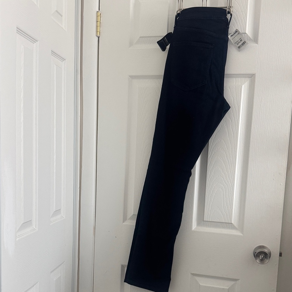 Men's High Rise Black Jeans